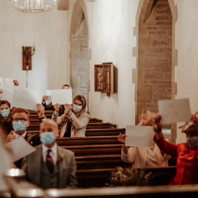 cover secure wedding ceremony for September 2020 wedding