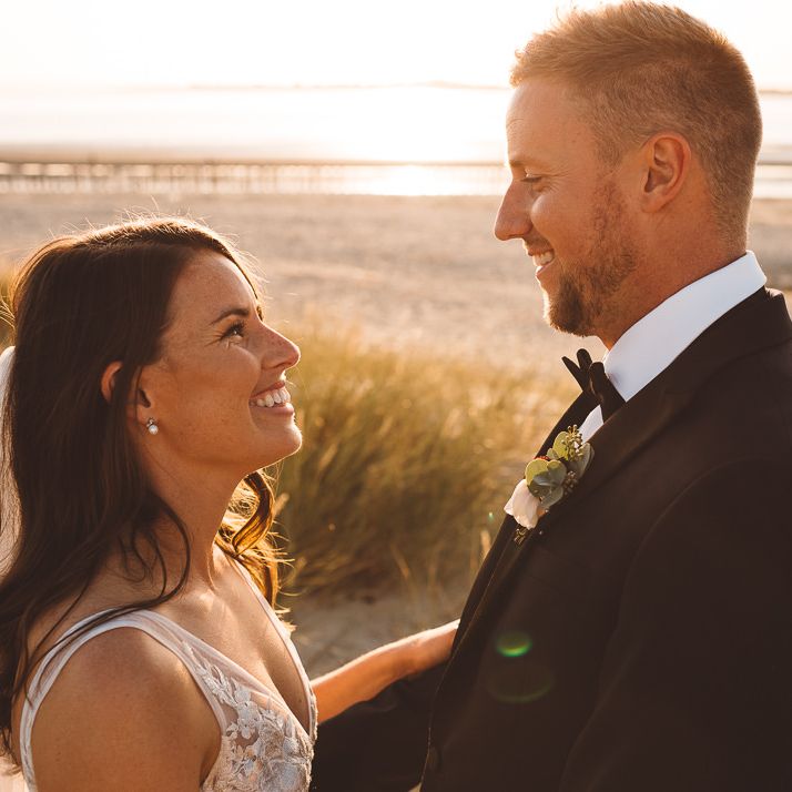 Bride and groom tie the knot at Crouchers Orchards for intimate wedding