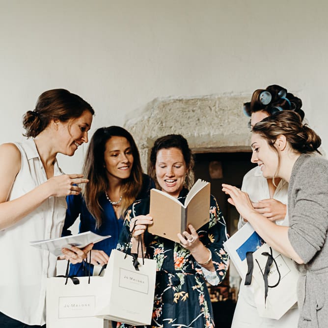 Chateau Rigaud | Bordeaux, France | Harvey Vintage Dress | Bridesmaids in ASOS | Florals by Flowers in The Vines