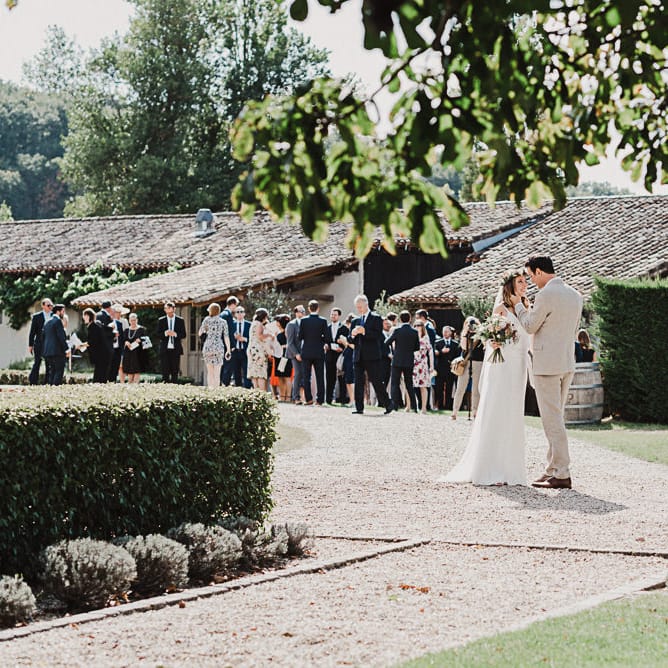 Chateau Rigaud | Bordeaux, France | Harvey Vintage Dress | Bridesmaids in ASOS | Florals by Flowers in The Vines