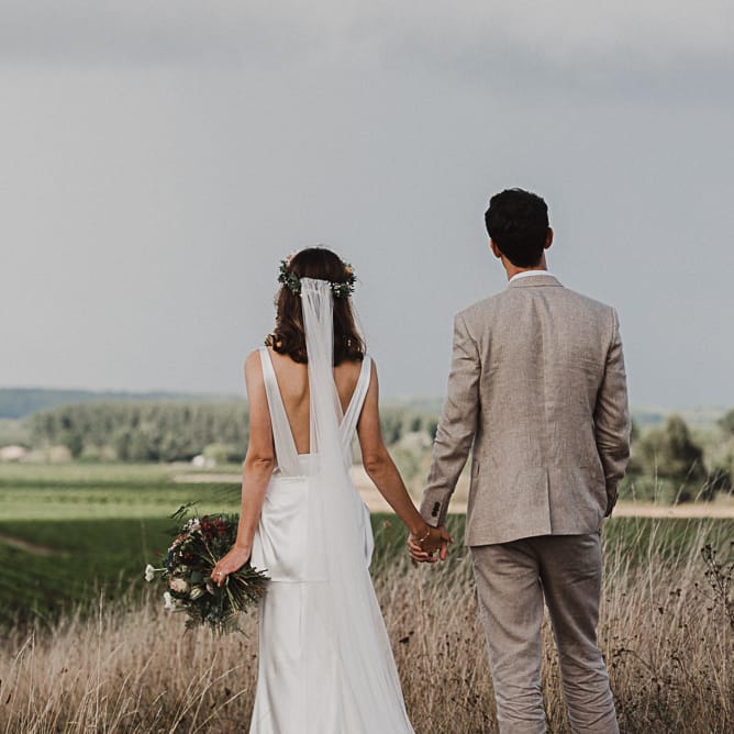 Chateau Rigaud | Bordeaux, France | Harvey Vintage Dress | Bridesmaids in ASOS | Florals by Flowers in The Vines