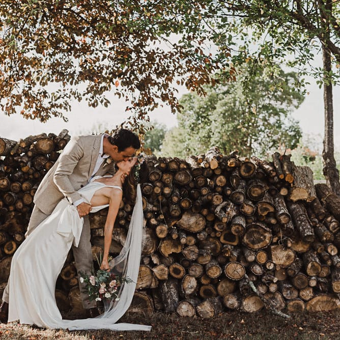 Chateau Rigaud | Bordeaux, France | Harvey Vintage Dress | Bridesmaids in ASOS | Florals by Flowers in The Vines
