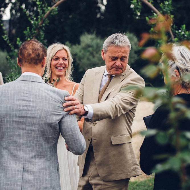 Wedding Ceremony | Outdoor Destination Wedding at Le Peit Hameau Wedding Venue Provence, South of France Planned by By Mademoiselle | Lovestruck Photography