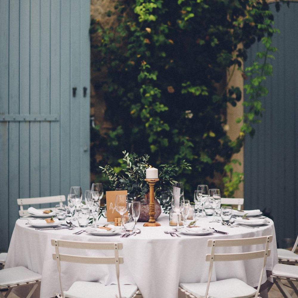 Table Centrepiece | Outdoor Destination Wedding at Le Peit Hameau Wedding Venue Provence, South of France Planned by By Mademoiselle | Lovestruck Photography