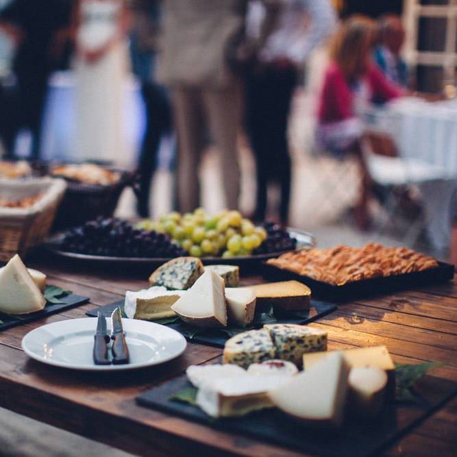 Cheese Board | Outdoor Destination Wedding at Le Peit Hameau Wedding Venue Provence, South of France Planned by By Mademoiselle | Lovestruck Photography