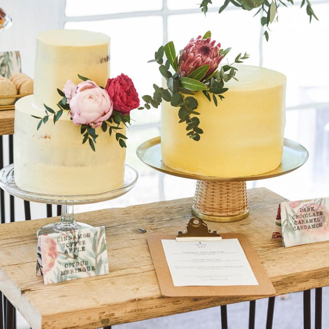 Buttercream Iced Wedding Cakes By Elle Jane