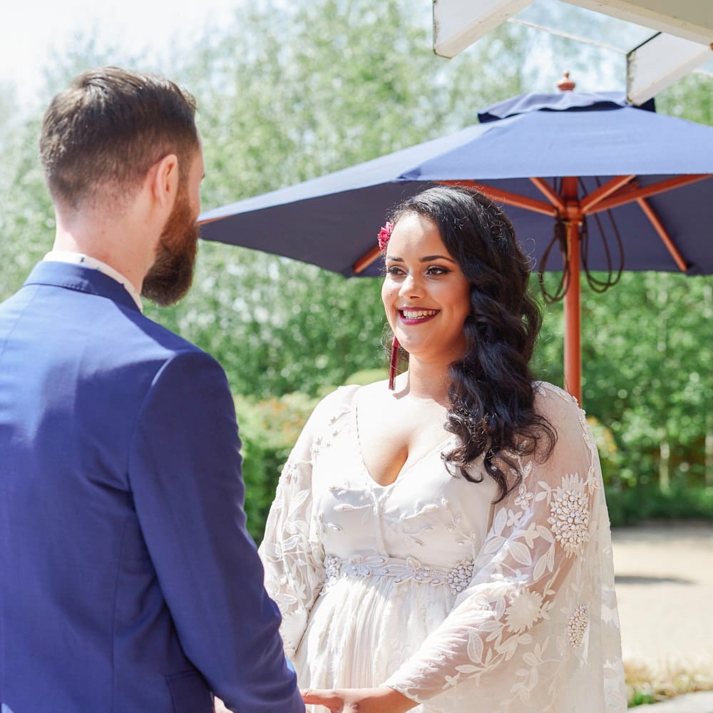 Kimono Sleeve Wedding Dress By Rue De Seine Bohemian Wedding At The Walled Garden Nottingham Images From Rose Images Wedding Photography
