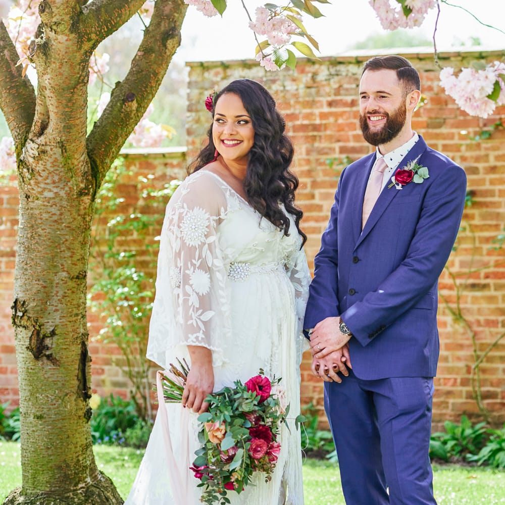 Kimono Sleeve Wedding Dress By Rue De Seine Bohemian Wedding At The Walled Garden Nottingham Images From Rose Images Wedding Photography