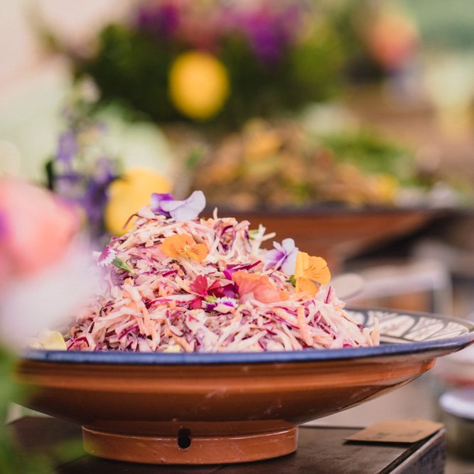 Relaxed Dining For Festival Wedding // Image By Studio TM