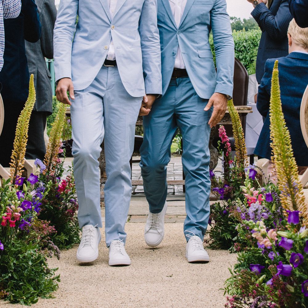 Floral Lined Aisle For Wedding Ceremony // Image By Studio TM
