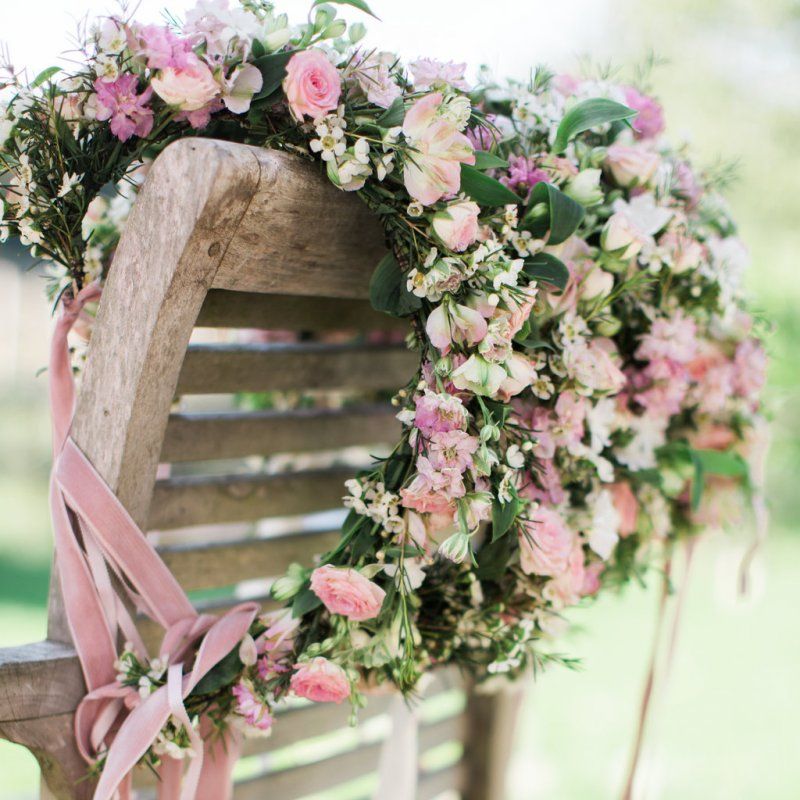 Pink flower crowns