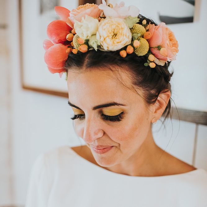 ‘Frida Kahlo’ inspired flower crown