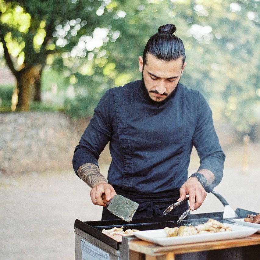 Wedding Catering | Outdoor Wedding at Commanderie de Peyrassol, Provence, France Styled by La Chuchoteuse | Raisa Zwart Photography