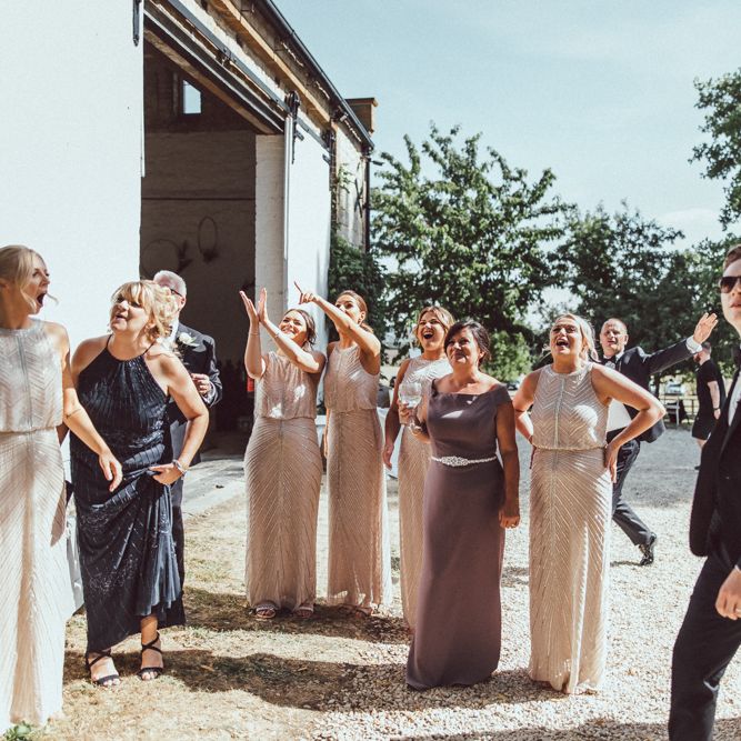 Image By The Vedrines // Bridesmaids In No.1 By Jenny Packham Dresses
