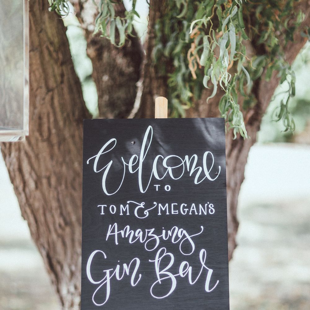 Chalkboard Sign For Wedding // Images By The Vedrines