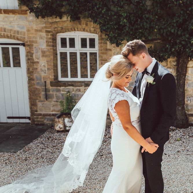 Mikaella Wedding Dress // Loose Up Do For Bride // Longbourn Barn Wedding // The Vedrines Photography