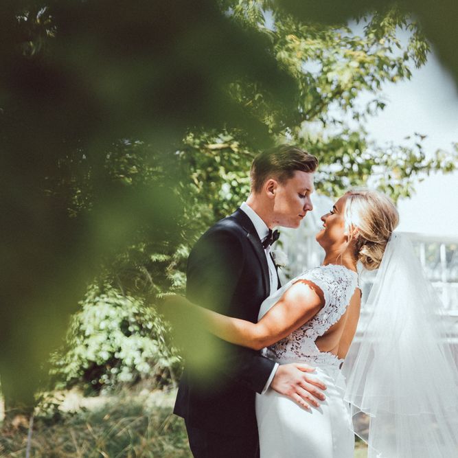 Mikaella Wedding Dress // Loose Up Do For Bride // Longbourn Barn Wedding // The Vedrines Photography