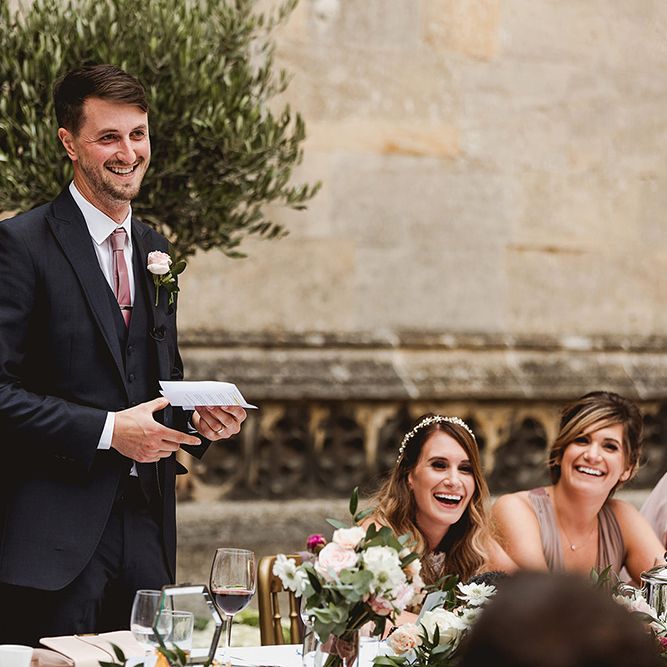 Geometric Details &amp; Hanging Foliage For Hengrave Hall Wedding With Outdoor Reception With Images From Sam And Louise Photography