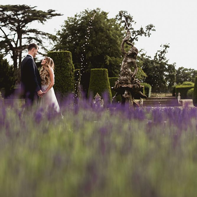 Geometric Details &amp; Hanging Foliage For Hengrave Hall Wedding With Outdoor Reception With Images From Sam And Louise Photography