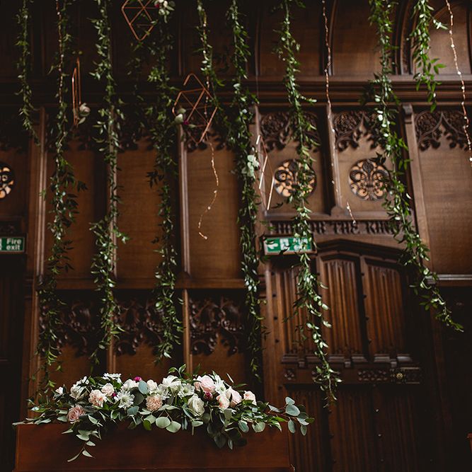 Geometric Details &amp; Hanging Foliage For Hengrave Hall Wedding With Outdoor Reception With Images From Sam And Louise Photography