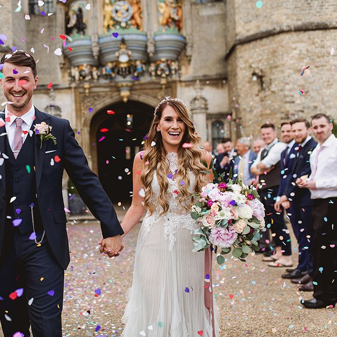 Geometric Details &amp; Hanging Foliage For Hengrave Hall Wedding With Outdoor Reception With Images From Sam And Louise Photography