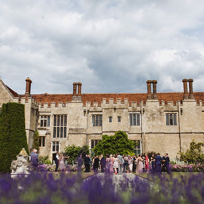 Geometric Details &amp; Hanging Foliage For Hengrave Hall Wedding With Outdoor Reception With Images From Sam And Louise Photography