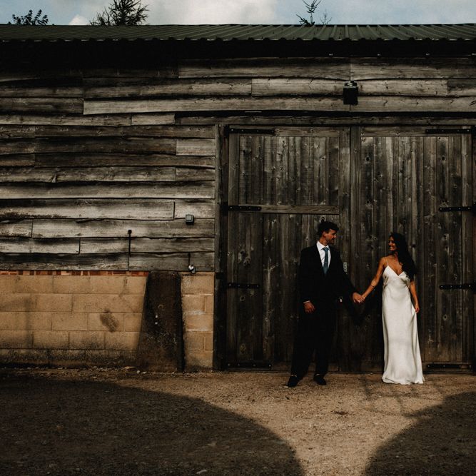Bride In The Row For Bohemian Wedding In The Cotswolds With PapaKata Tipi And Ceremony At Merriscourt With Images From Carla Blain Photography