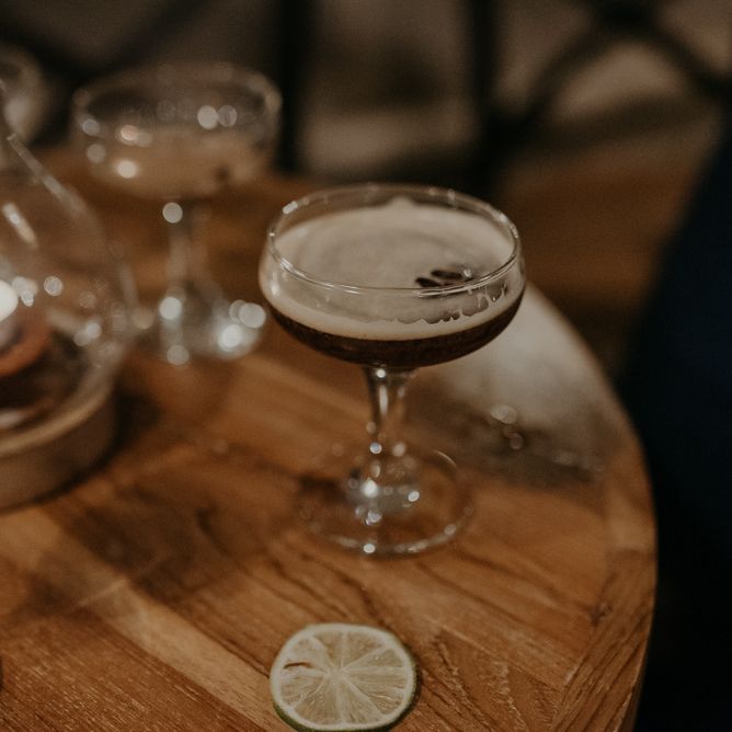 Expresso Martini wedding cocktail