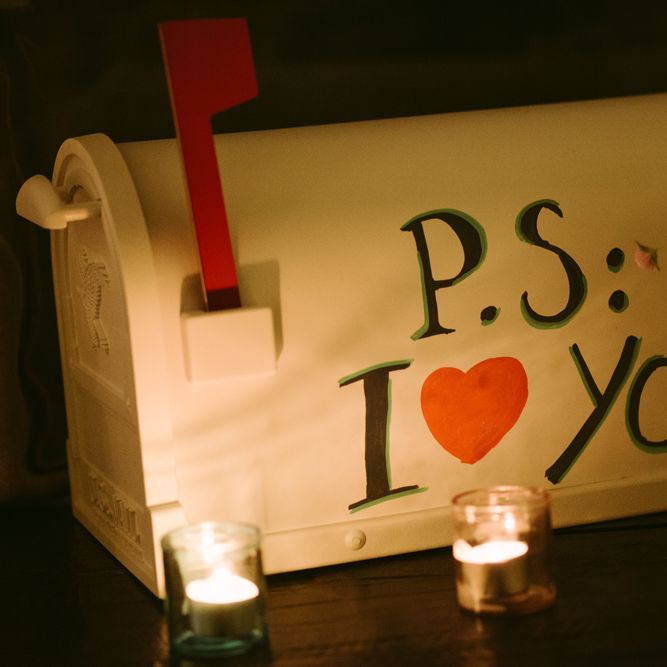 American Letter Box Card Box | Stylish Two Day Wedding at Château de Varennes, Burgundy, France with I Do BBQ After Party Planned by Bulle &amp; Tulle | Troistudios Photography | Studio80  Film