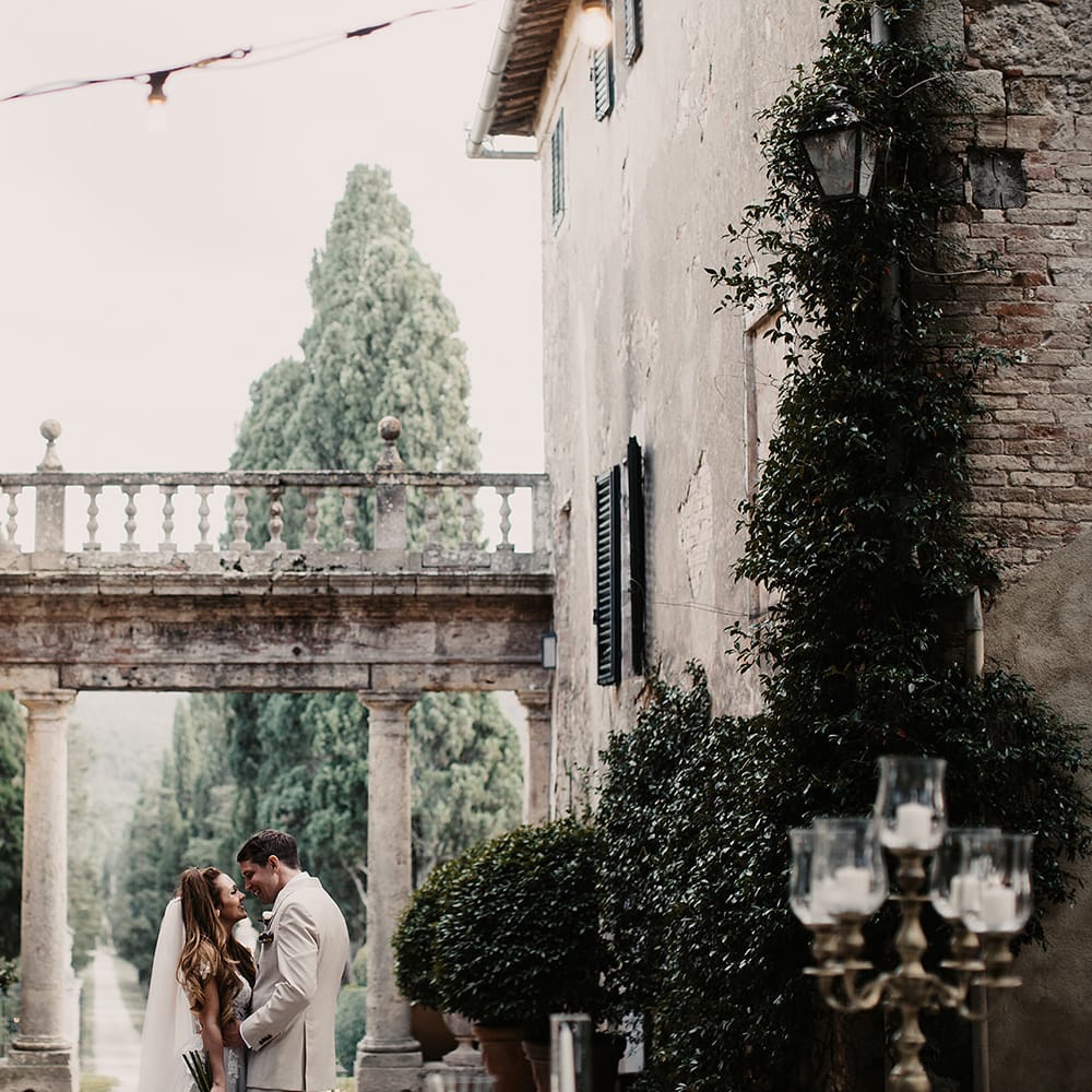 Italian villa wedding