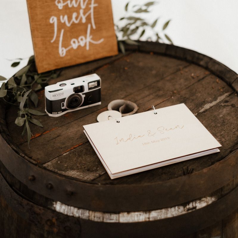 Alternative Guestbook Ideas With Disposable Camera
