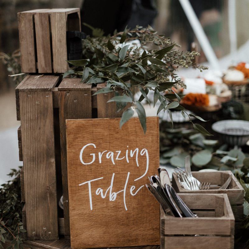Grazing Table Wooden Sign