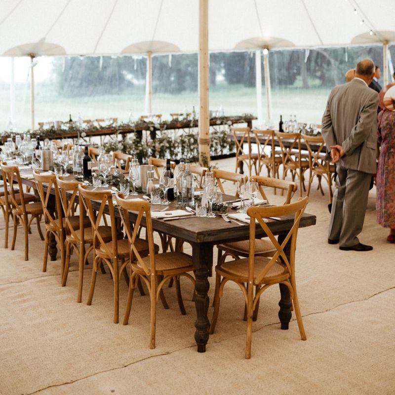 Wedding Reception Sperry Tent Set Up And Decor