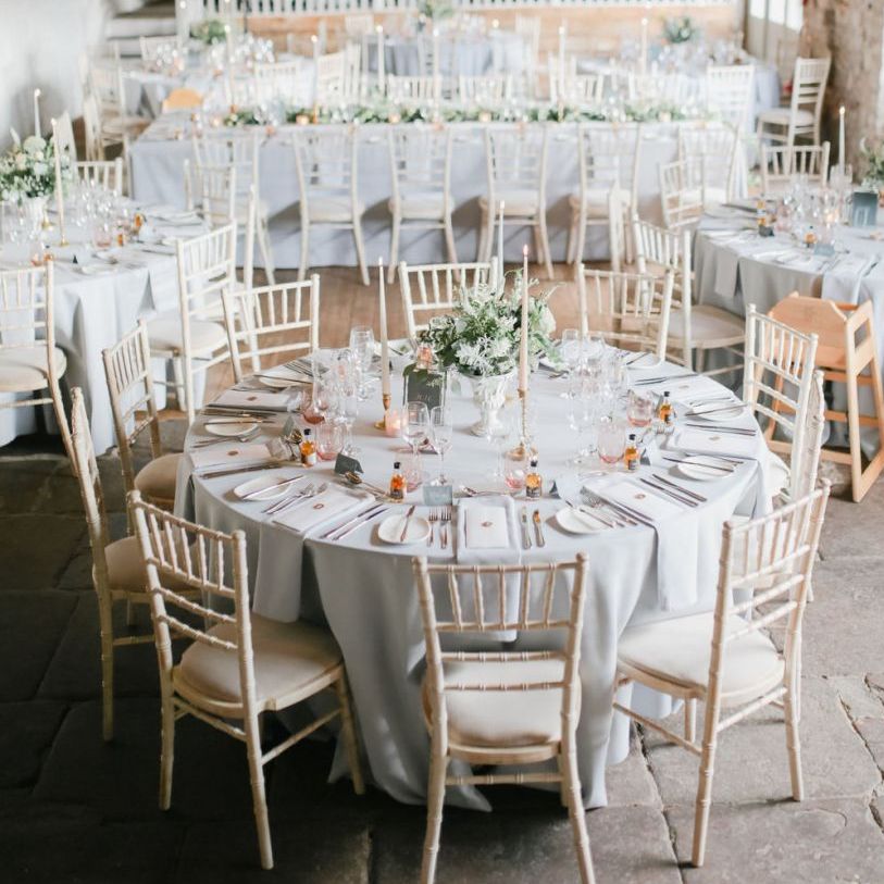 Askham Hall wedding reception decor