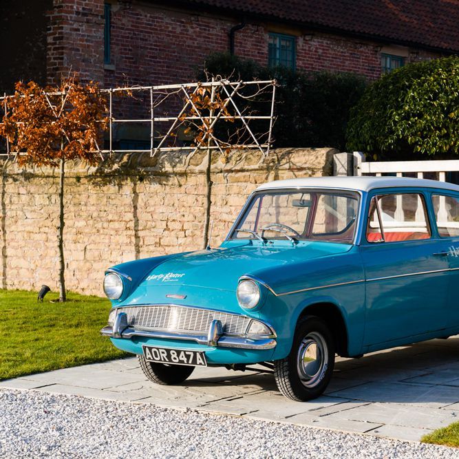 Ford Anglia Harry Potter Wedding Car