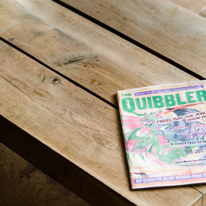 Quibbler Harry Potter Wedding Program
