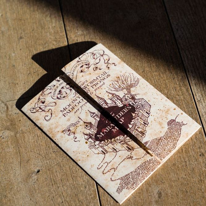 Harry Potter Wedding Theme Marauders Map