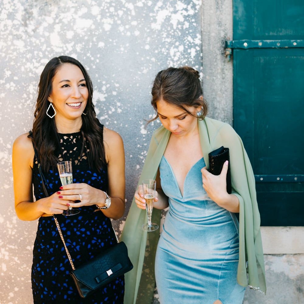 Wedding Guests | Pastel Blue &amp; Green, Romantic, Destination Wedding at Corfu Luxury Villas, Planned by Rosmarin Weddings &amp; Events | Mikhail Balygin Fine Art Wedding Photographer