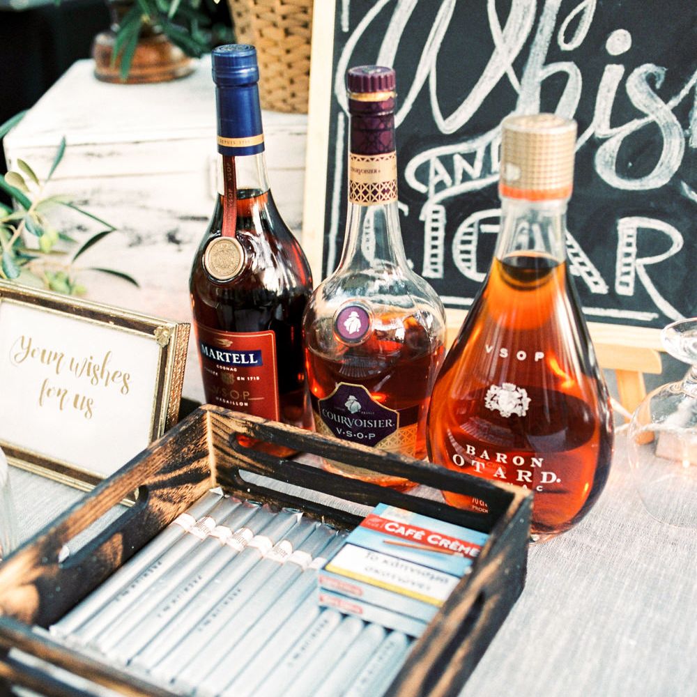 Whiskey &amp; Cigar Bar | Pastel Blue &amp; Green, Romantic, Destination Wedding at Corfu Luxury Villas, Planned by Rosmarin Weddings &amp; Events | Mikhail Balygin Fine Art Wedding Photographer