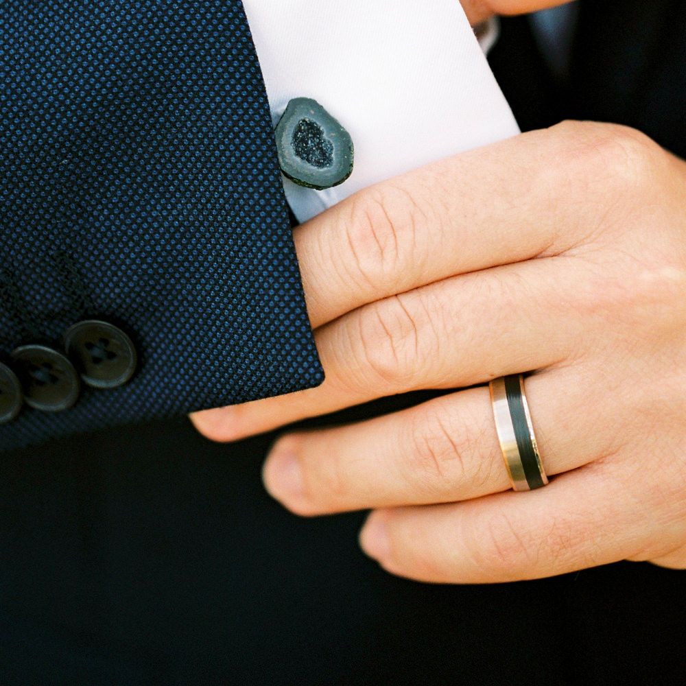 Groom Accessories &amp; Navy Tuxedo | Pastel Blue &amp; Green, Romantic, Destination Wedding at Corfu Luxury Villas, Planned by Rosmarin Weddings &amp; Events | Mikhail Balygin Fine Art Wedding Photographer