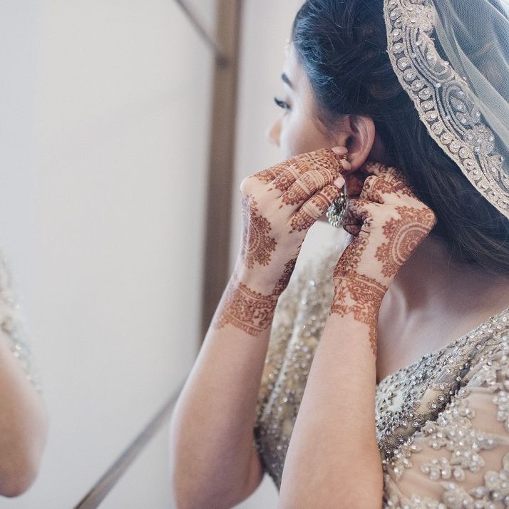 Traditional Indian bride dress