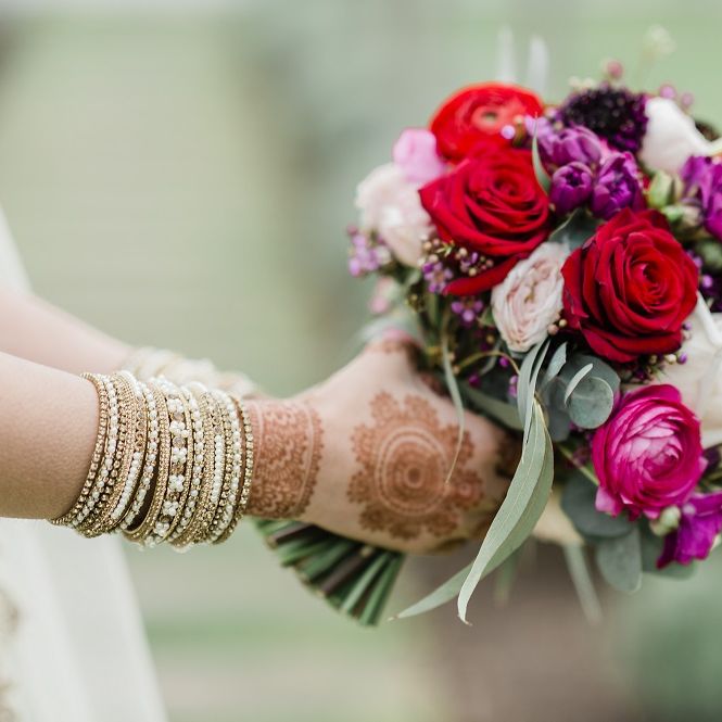 Bright flower bouquet
