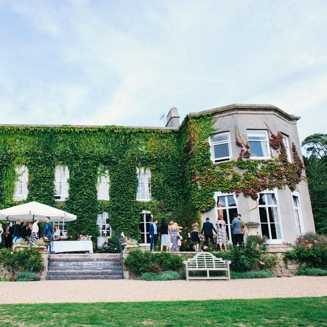 Wedding Reception | Colourful Pennard House Wedding With Bride Wearing Racerback Dress | Allison Dewey Photography