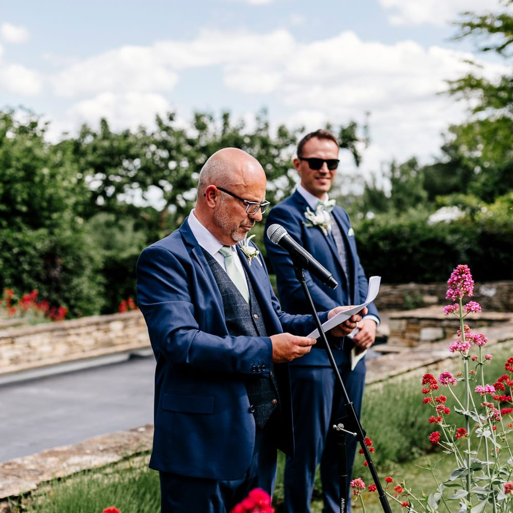 Bride In Floral Dress By Stephanie Allin Festival Wedding With Food Trucks &amp; Outdoor Ceremony With Geo Dome Tent Baya Hire Epic Love Story Photography