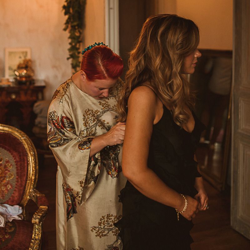 Wedding Morning Bridal Preparations featured on escape to the chateau