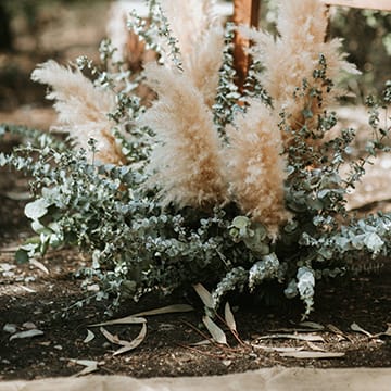 Pampas Grass Wedding Decor