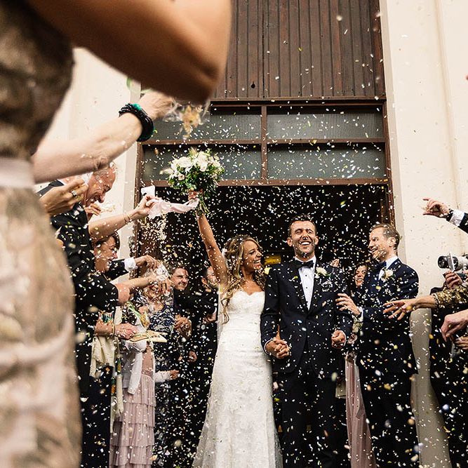 London Wedding Venue For 300 People Trinity Buoy Wharf With Bride In Suzanne Neville And Images From Paul Joseph Photography Film This Modern Revelry