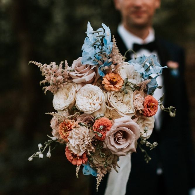 Pastel bouquet for Italian wedding