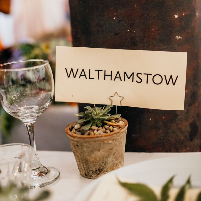 Table Name Signs for Table Decor