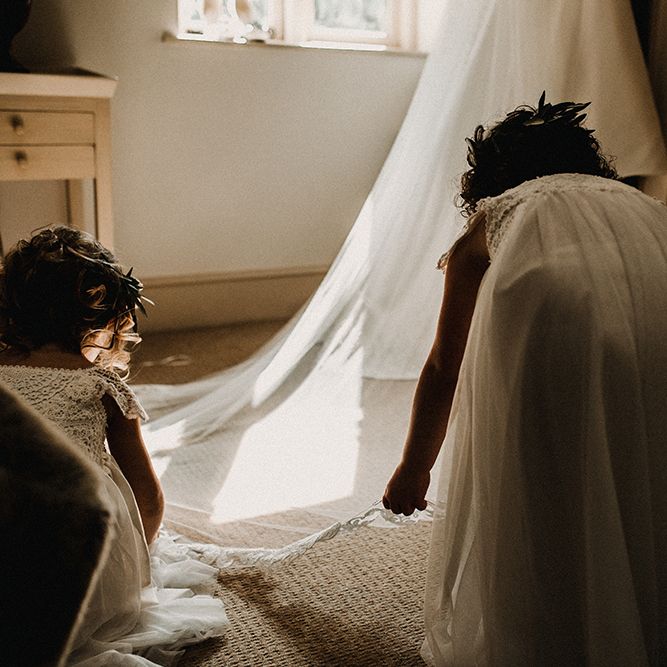 Wedding Morning Bridal Preparations | Hourglass Essense of Australia Wedding Dress for a Sophisticated Wedding at Combermere Abbey, Cheshire | Carla Blain Photography